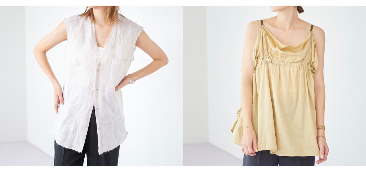 Special Sleeveless Blouse/GABIRIELA COLL GARMENTS　￥64,900