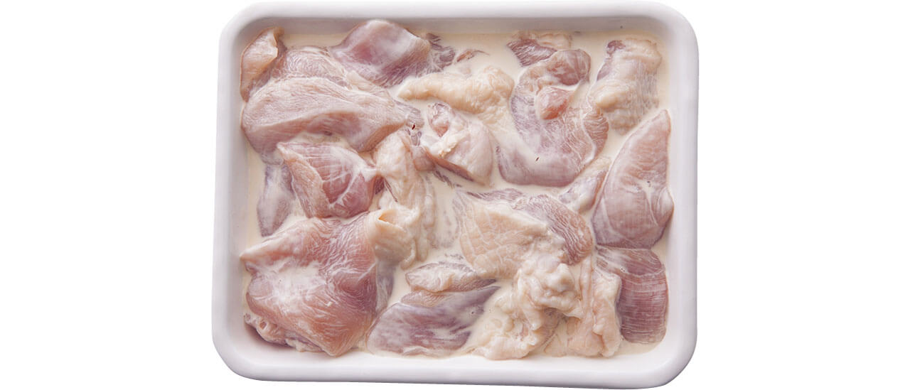 鶏むね肉にＡをもみ込み、20分以上おく。