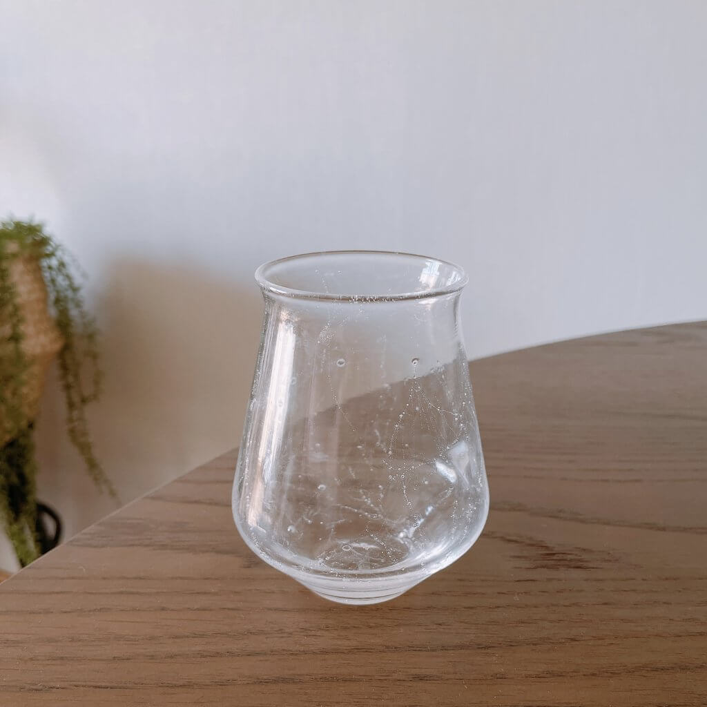 甲田彩恵 noraglassworksさんのグラスやガラスの器。contour glass S / Clear