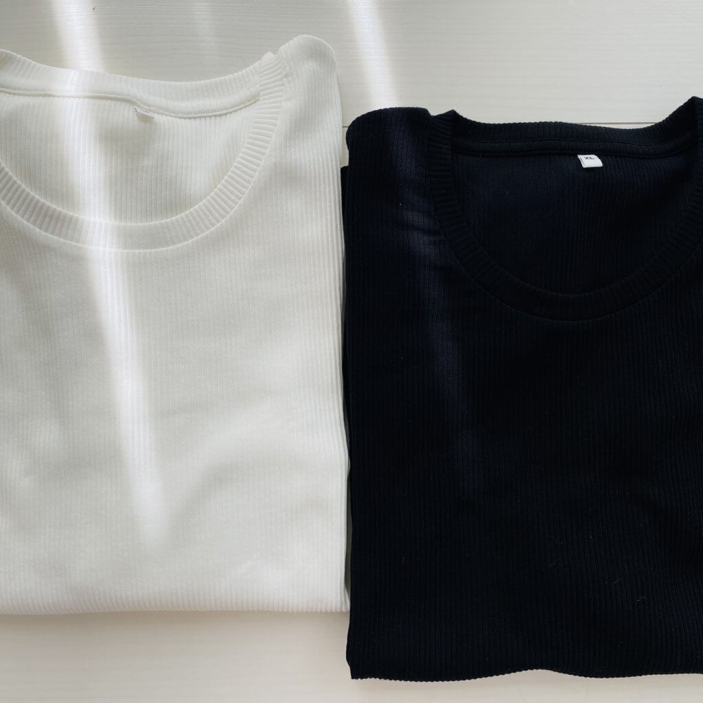 無印良品】リブ編みが程よい長袖Tシャツ | LEE