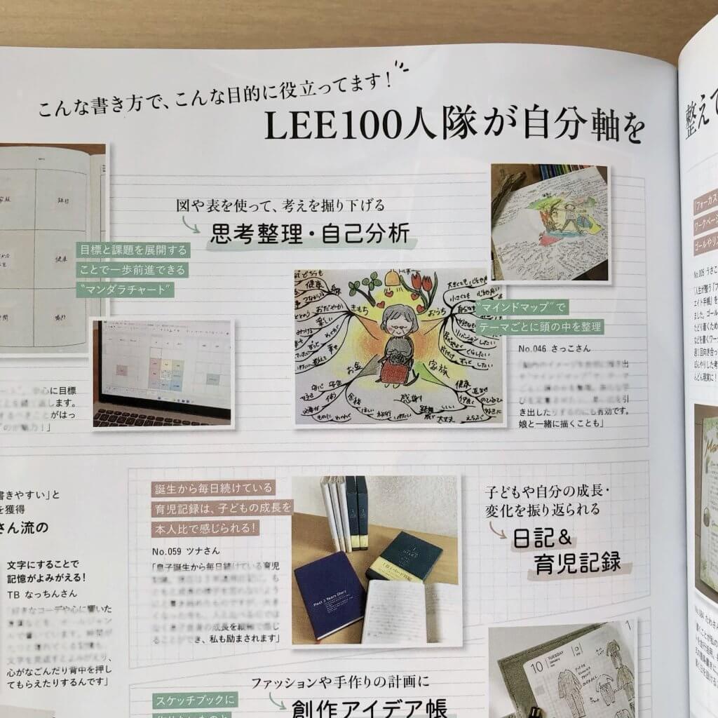 LEE５月号　書く習慣