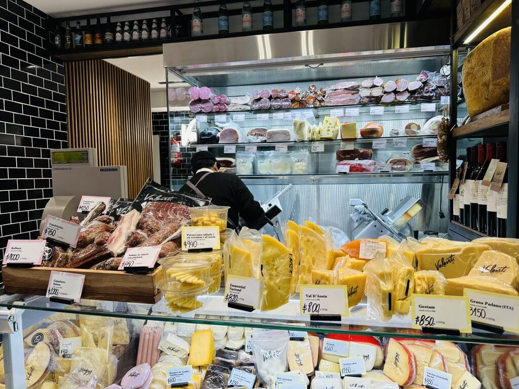 ブエノスアイレスのハム・チーズ専門店