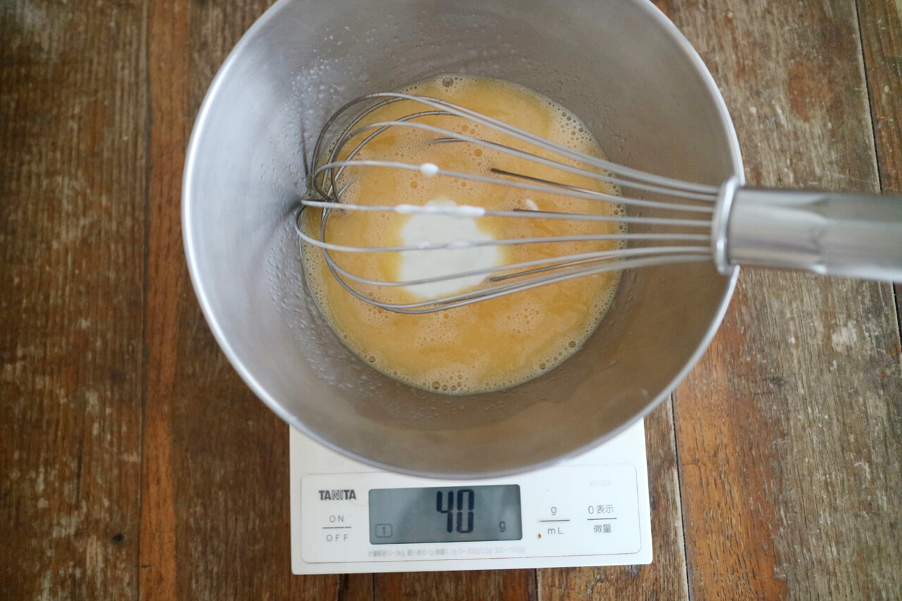磯谷仁美さんのレシピで作る揚げないドーナッツマフィン　歩粉　作り方0２
