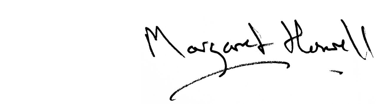 マーガレット・ハウエルさんサイン