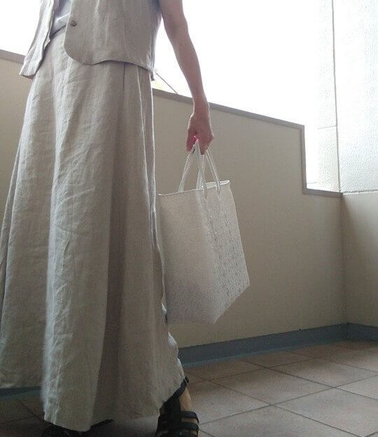リネンのベスト＆スカートを作りました♪ハンドメイド作品をコーデ付き