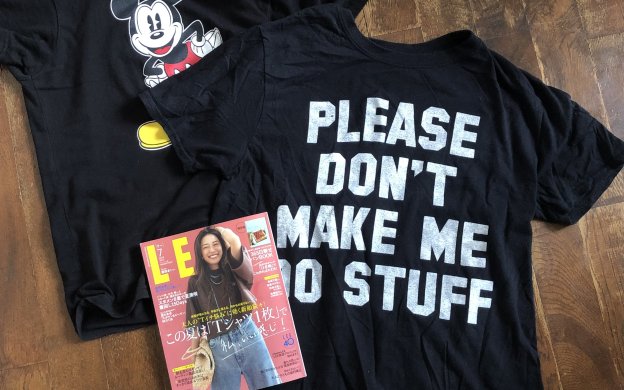 ロゴTとLEE最新号