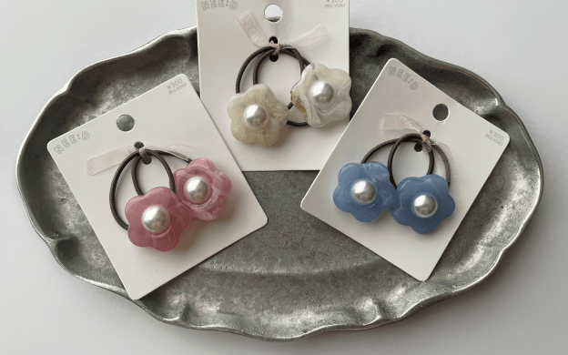 スリーコインズ　3coins スリコ　ヘアゴム　お花のヘアゴム　LEE100人隊　TB はな　今日のお買い物