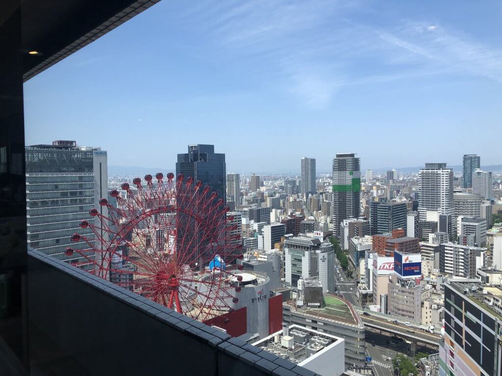 空庭ダイニングからの景色