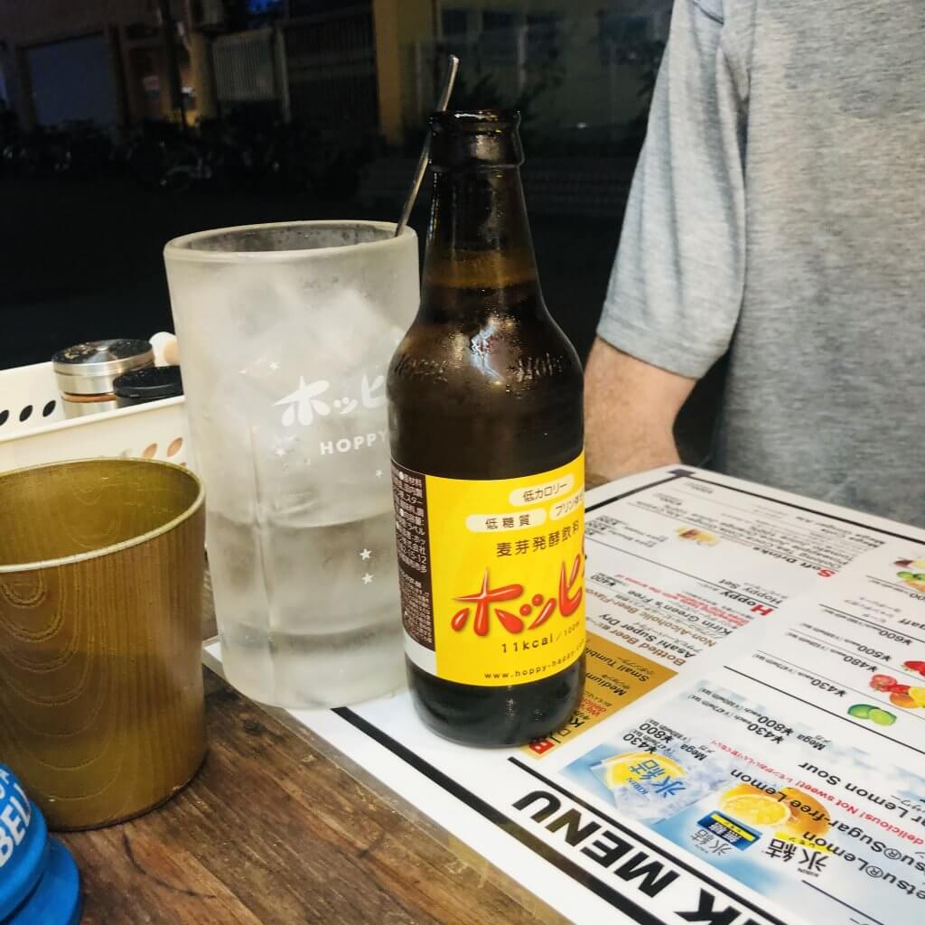 串カツ居酒屋で乾杯