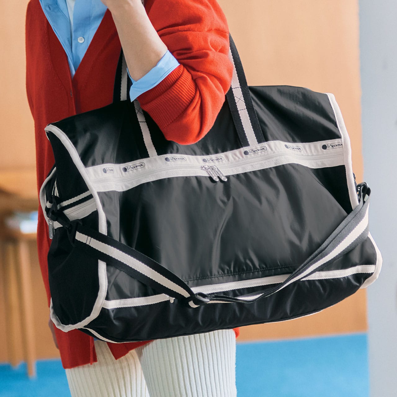 LeSportsac（レスポートサック）　DELUXE LG WEEKENDER / スペクテイターブラック