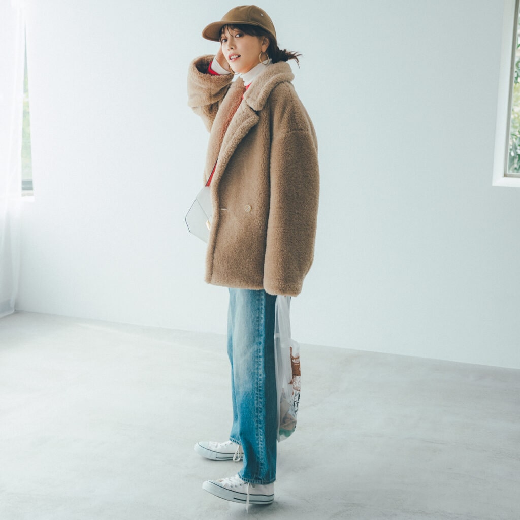 蛯原友里さんが着る“軽くてあったか”コーデ5【大人のおしゃれは「軽さ  