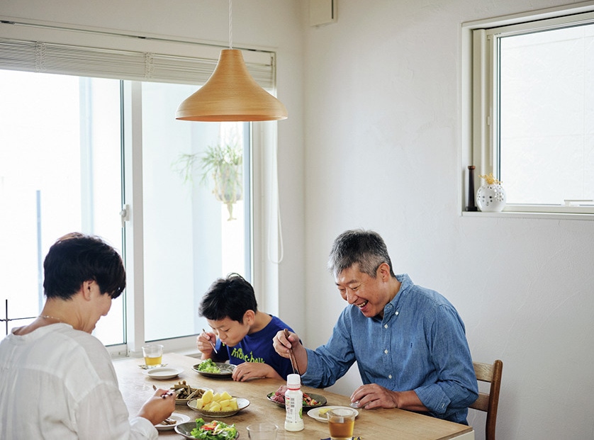 LEEキッチン大賞 生田明子さんのキッチン　食卓の風景