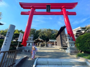 七五三　七五三詣り　七五三詣で　七五三参り　LEE100人隊　TB　はな　おでかけ部　神社　琴平神社　柿生