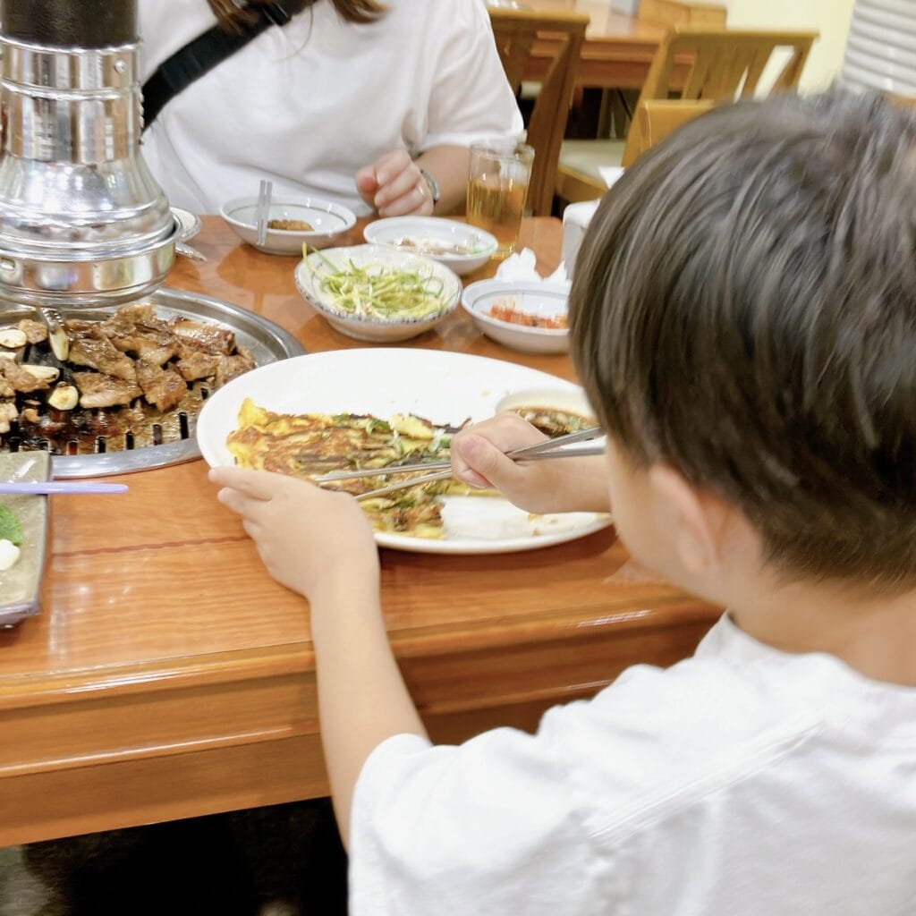 韓国旅行 釜山旅行 南浦グルメ 釜山おすすめ チヂミ 韓国焼肉