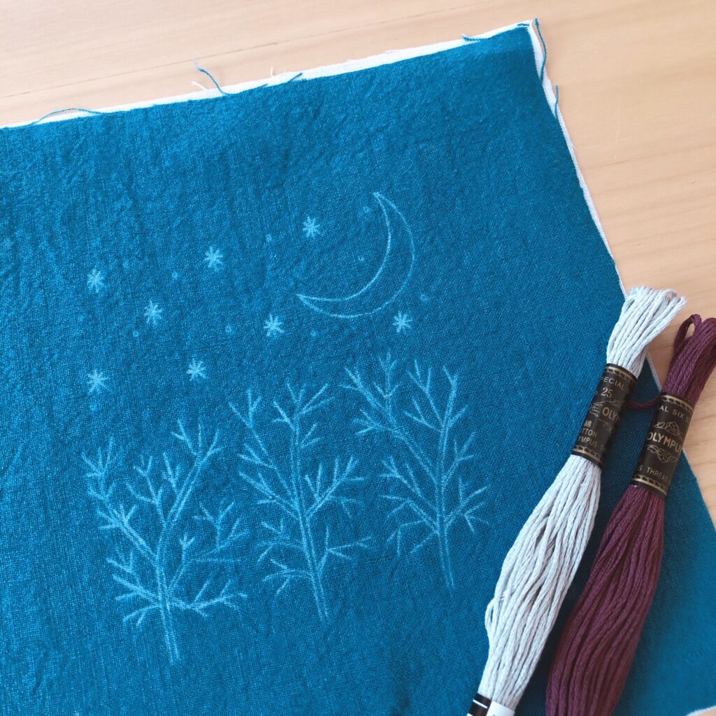 刺繍 マカベアリス マカベアリスの刺繍物語 冬の夜空