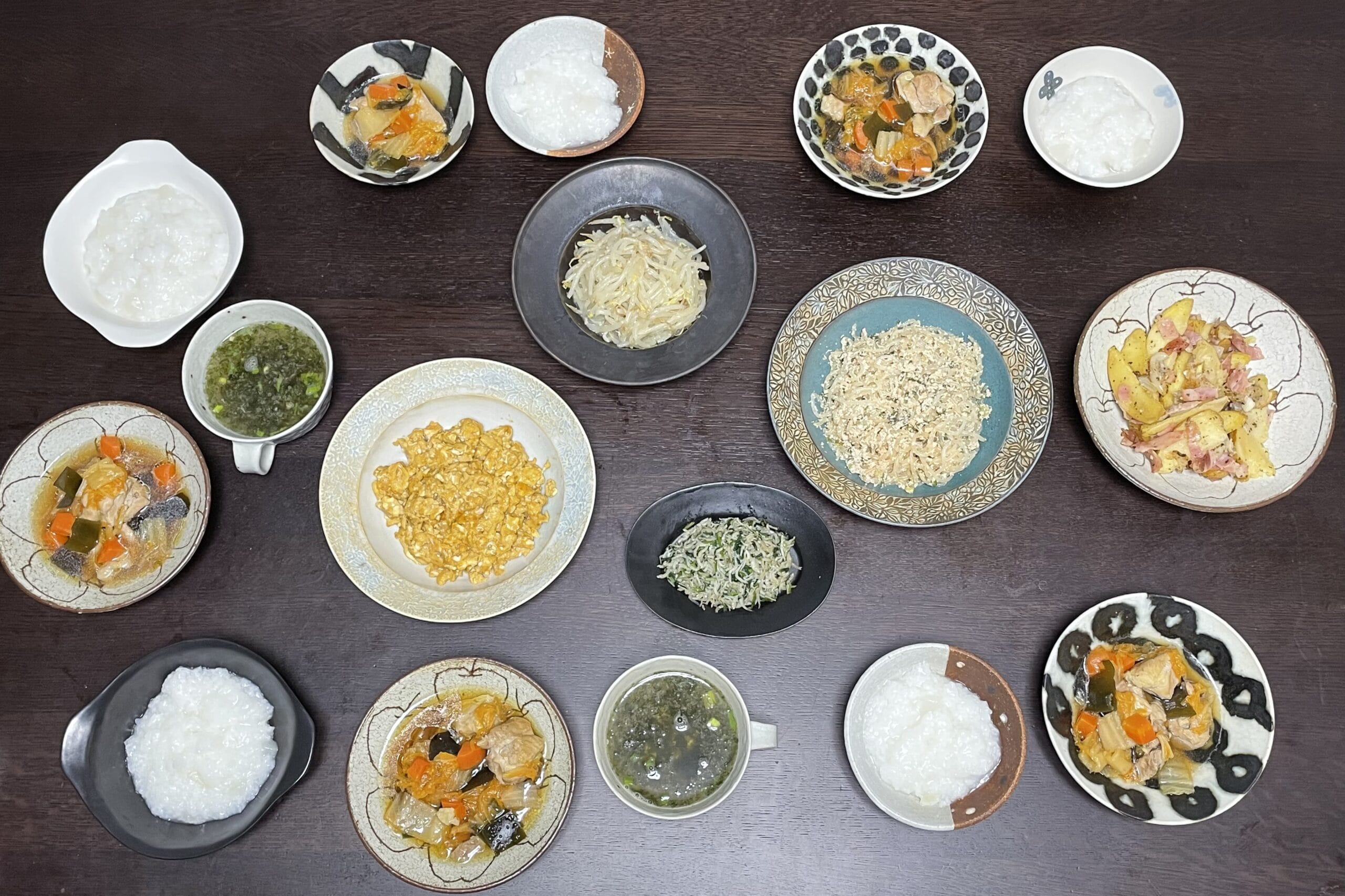 人日の節句の食卓