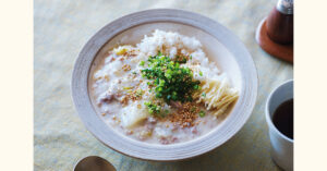 子どもも食べられる「豚ひき肉と白菜のしょうがシチュー」レシピ／長谷川あかりさん