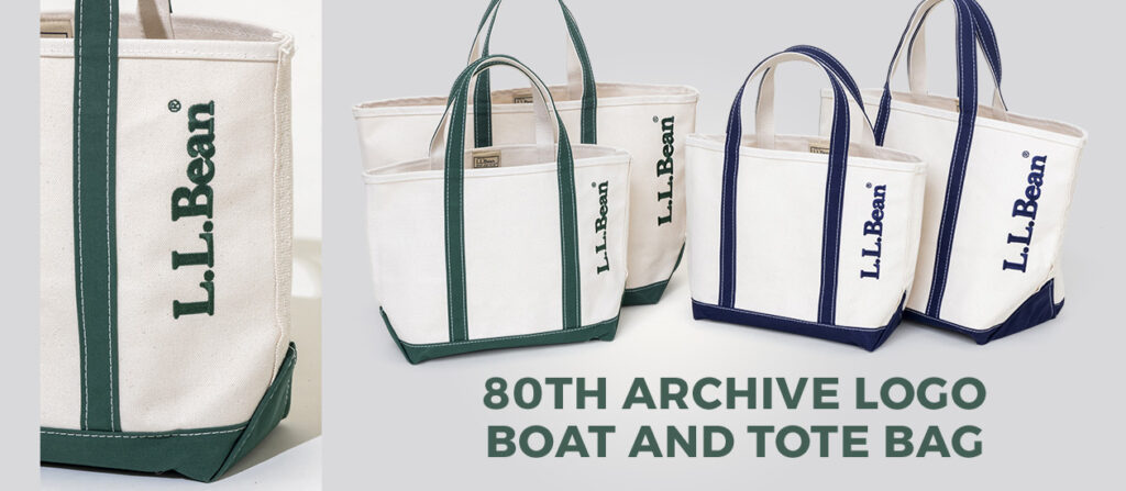 「80周年 アーカイブ・ロゴ・ボート・アンド・トート」メインビジュアル