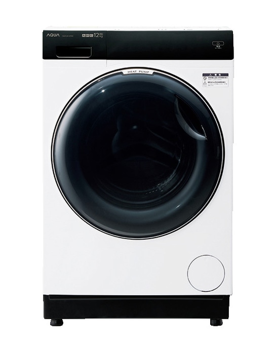 AQUA　ドラム式洗濯乾燥機 まっ直ぐドラム2.0　ドラム式洗濯乾燥機まっ直ぐドラム2.0 （自動投入機種） AQW-DX12 P￥253000（編集部調べ）