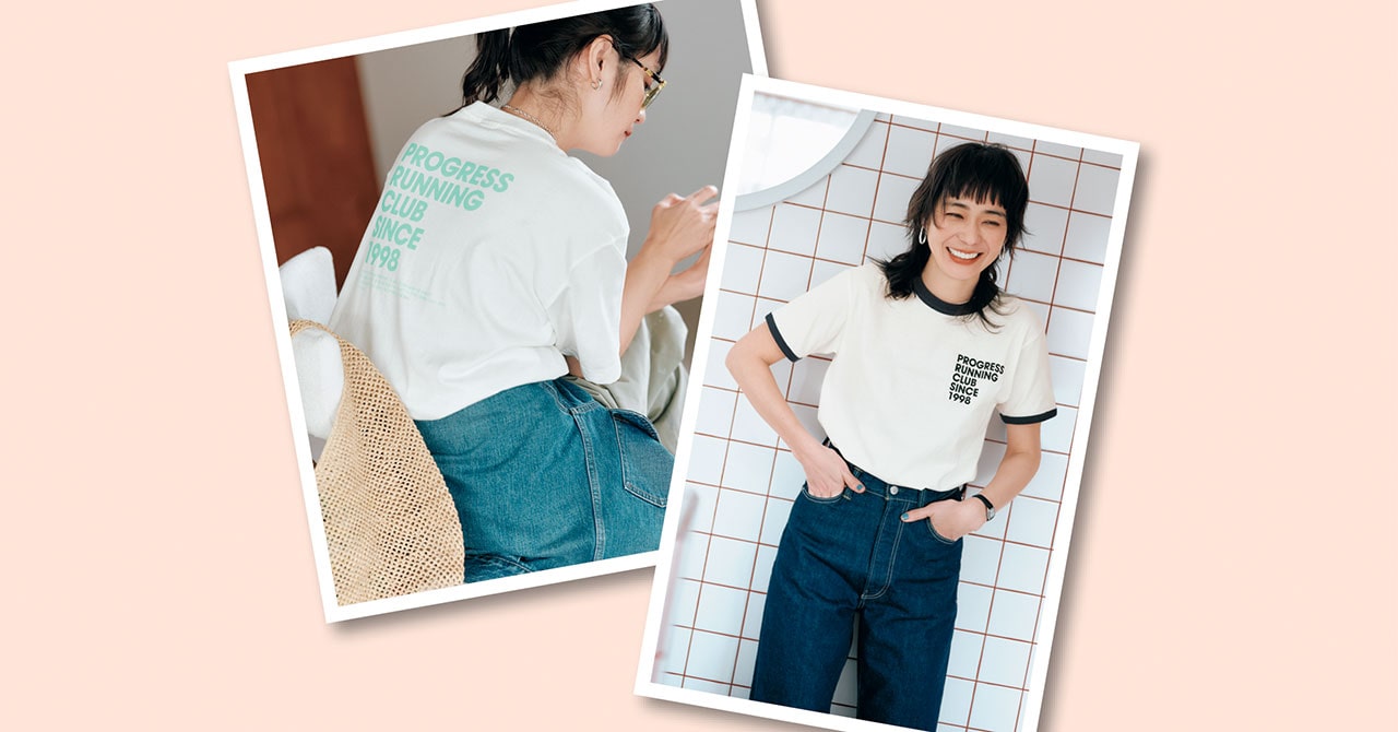 【コーデも気分も高まるロゴTシャツ】石上美津江さん愛用モデル2種をスペシャル別注！