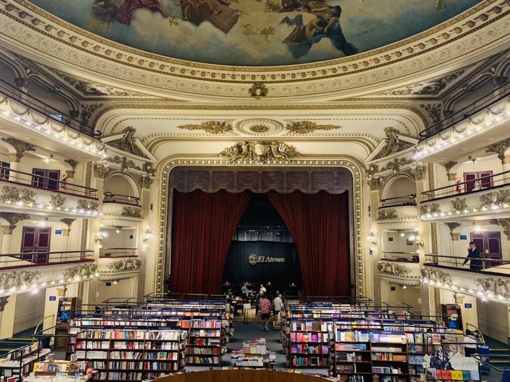 世界で2番目に美しい本屋さん、エル・アテネオ、 El Ateneo Grand Splendid