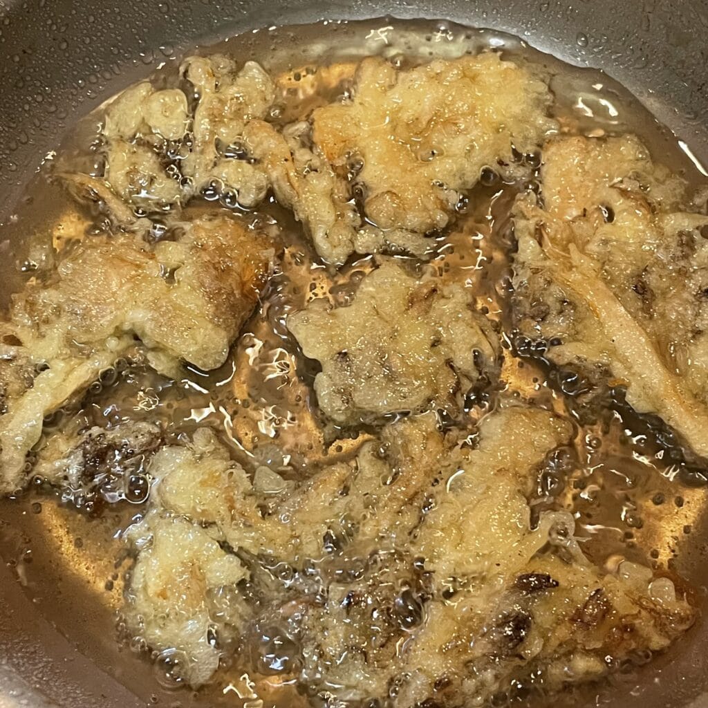 まいたけのてんぷら　舞茸の天ぷら　LEE100人隊　TB　はな　料理部