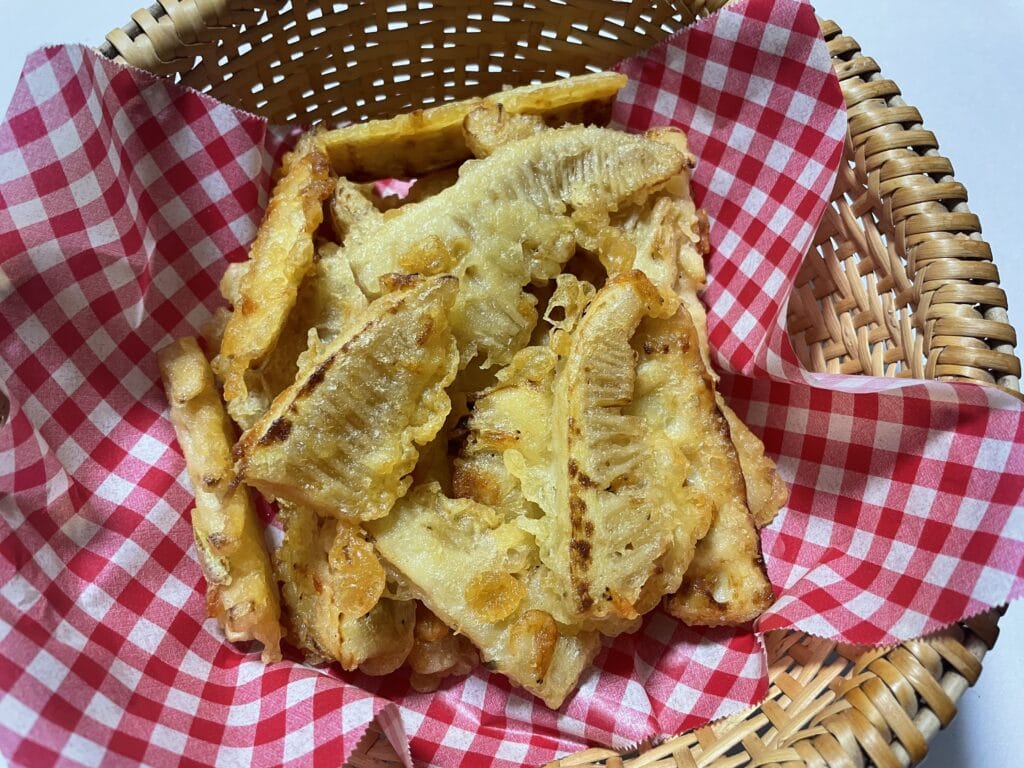 堀江ひろ子　たけのこの味つき天ぷら　桜エビ　桜海老　LEE100人隊　TB　はな　料理部