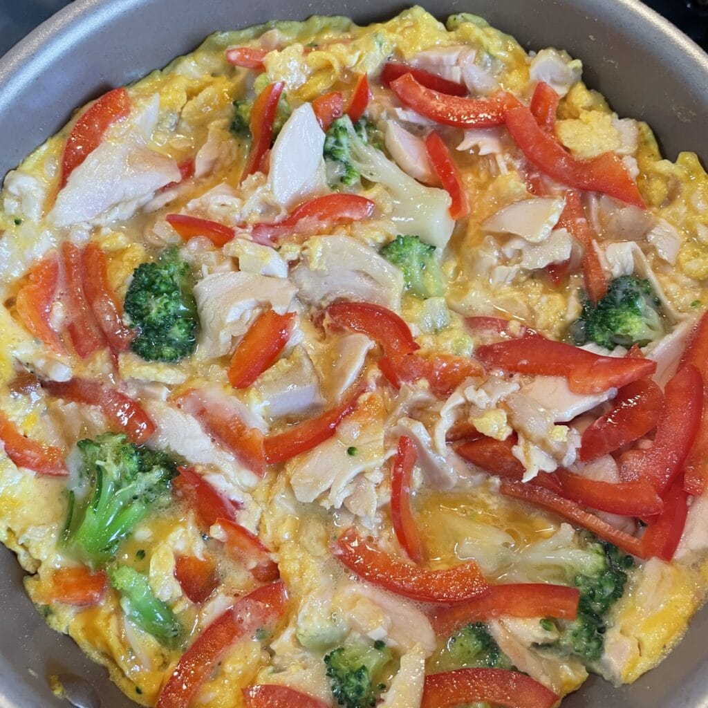 冷蔵庫の残り物オムレツ　冷蔵庫の残り物　オムレツ　ありもの　ありものオムレツ　ぐっち夫婦　おいしいLEEレシピ　作ってみましたおいしいLEEレシピ　LEEレシピ　LEE100人隊　TB　はな　料理部