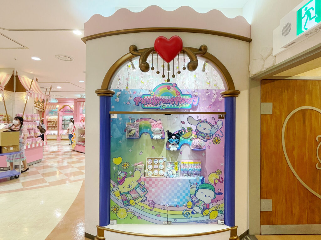 エントランスショップ　Sanrio Puroland　サンリオピューロランド　2024年4月　ゴールデンウィーク　LEE100人隊　TB　はな　おでかけ部　おでかけ　子連れ体験