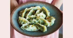 【モデル高垣麗子さん】しっかりした味でうま味たっぷり「塩麹水餃子」