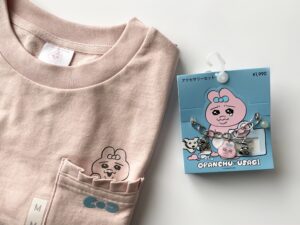 GU　ジーユー　おぱんちゅうさぎ　コラボ　LEE100人隊　TB　はな　ライトスウェットT5分袖　Opanchu Usagi　アクセサリーセット