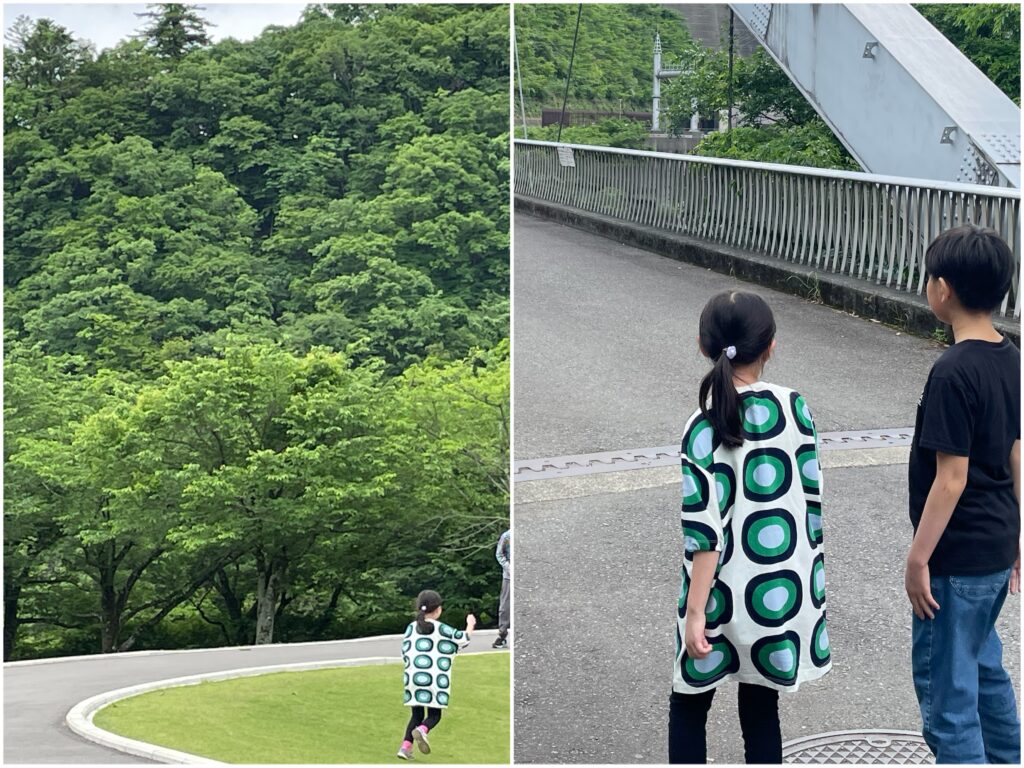 メローニ　Melloni　メロン　リメイク後　キッズチュニックにリメイク　UNIQLO ユニクロ　マリメッコ　marimekko lee100人隊　TB 　はな　今日のお買い物　コラボ　2024年5月10日発売　新作　ユニクロマリメッコ　新発売　新商品　リリナ　メローニ　ルーック　マイヤ・イソラ　リメイク　KIDSスモックワンピにリメイク　スモックワンピ