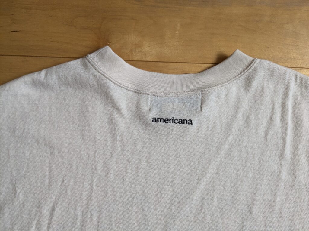 AMARICANA五明祐子コラボｔシャツ後ろ