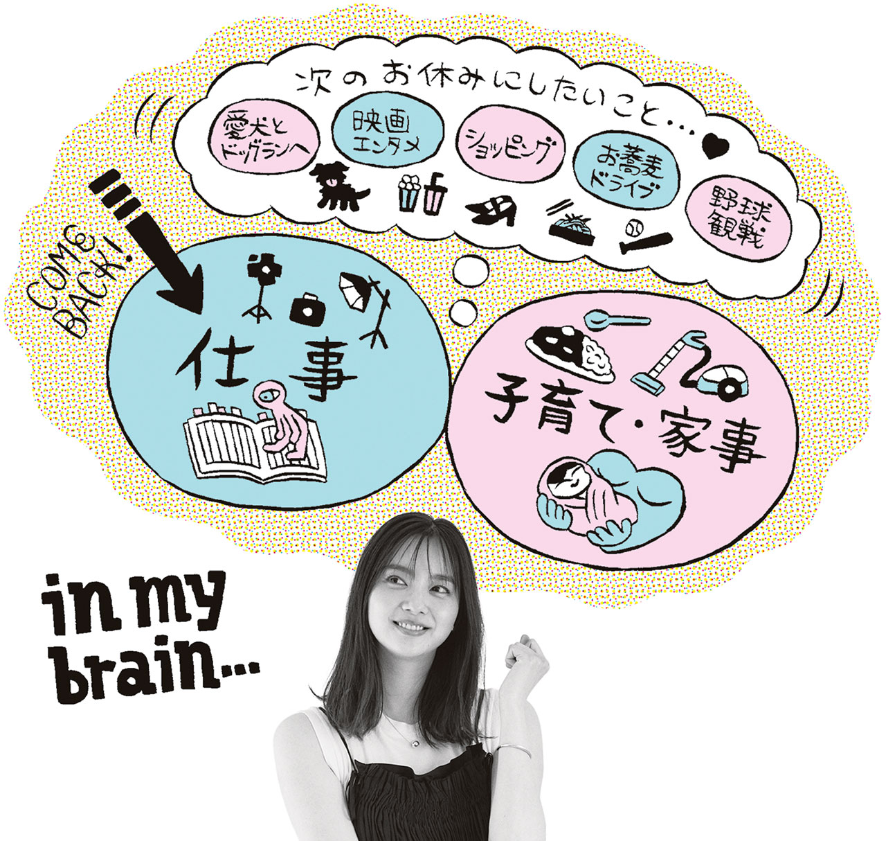 新川優愛さん　in my brain…