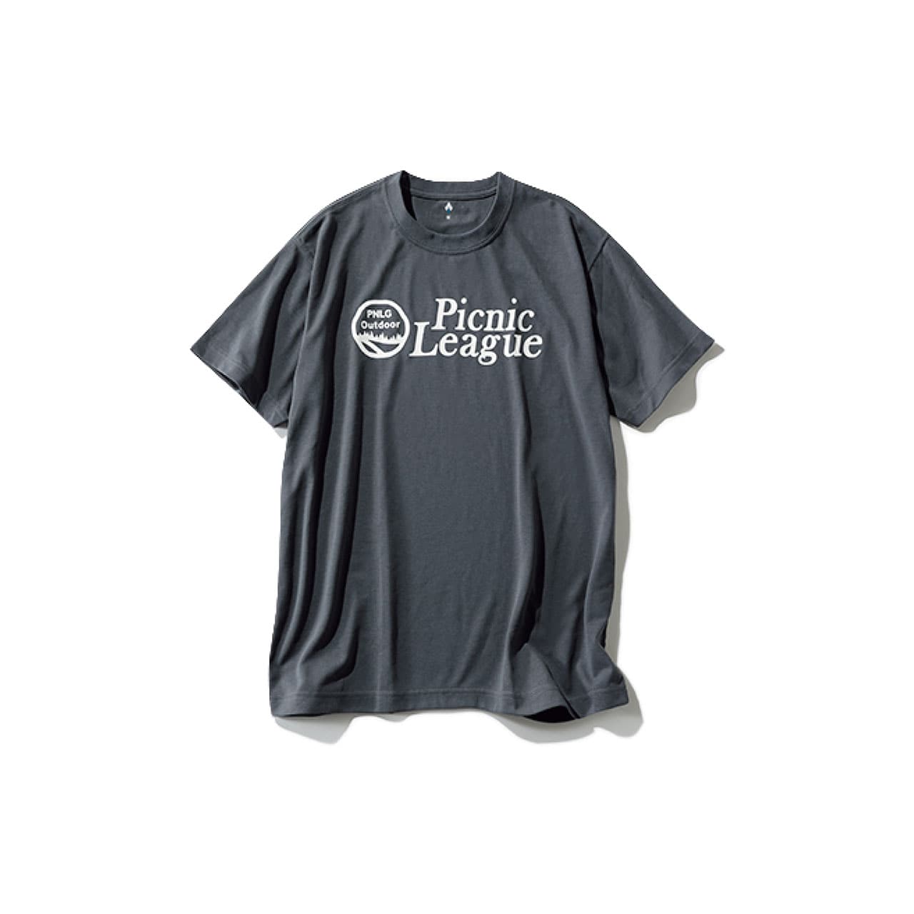 LEE限定 mont・bell（モンベル） 【洗える】【吸水速乾】【UVカット】【消臭】【LEE別注】Picnic League プリントTEE