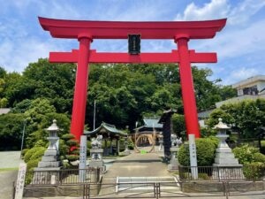 大鳥居　夏詣　2024　夏越しの大祓え　茅の輪くぐり　茅の輪　穢れ落とし　LEE100人隊　TB　はな　おでかけ　おでかけ部　神奈川県川崎市　琴平神社　神社仏閣　寺社巡り　御朱印帳　限定御朱印