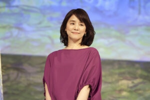 モネ展　アンバサダー就任記者会見　石田ゆり子さん