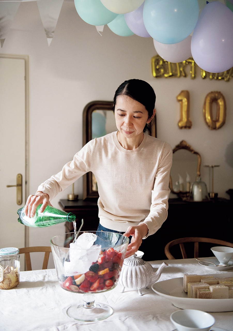 松長絵菜さん　食卓