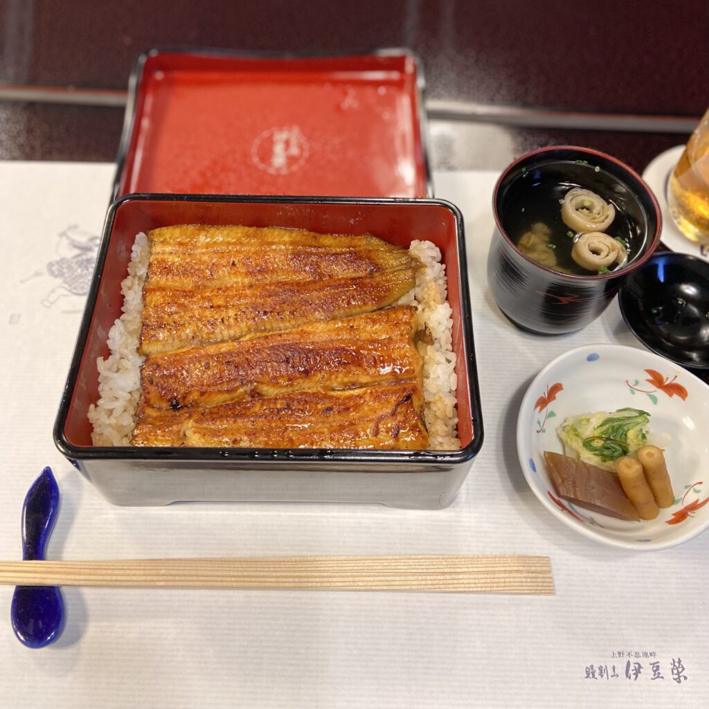 鰻　鰻重　うなぎ　伊豆栄　梅川亭