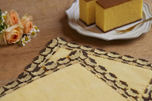 福砂屋×近沢レース店 コラボハンカチ