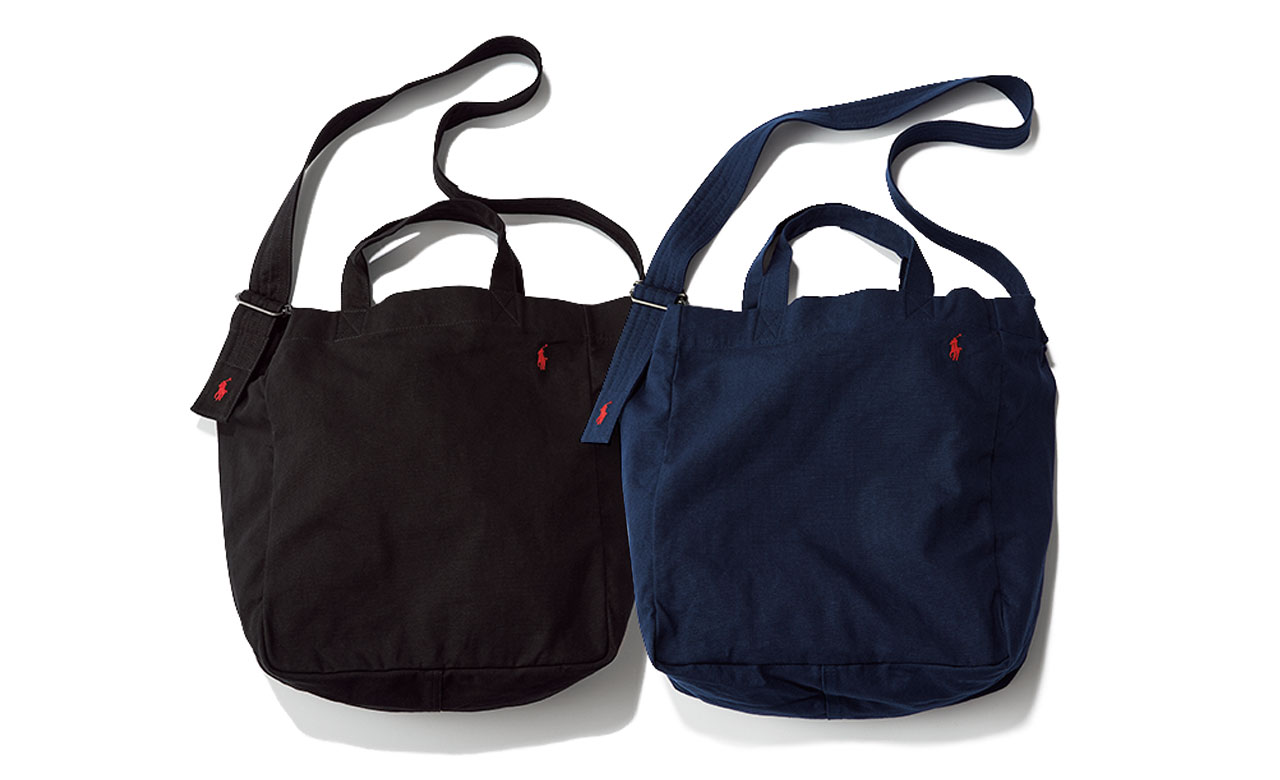 POLO RALPH LAUREN（ポロ ラルフ ローレン） COTTON CANVAS SHOPPER TOTE