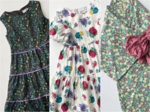 Urban Cherry　アーバンチェリー　リバティプリント　Liberty Print　浴衣　キッズ浴衣　子ども浴衣　2WAY　セパレート浴衣　アナスイミニ　Anna Sui mini　ワンピース　アウトレット　LEE100人隊　TB　はな　今日のお買い物