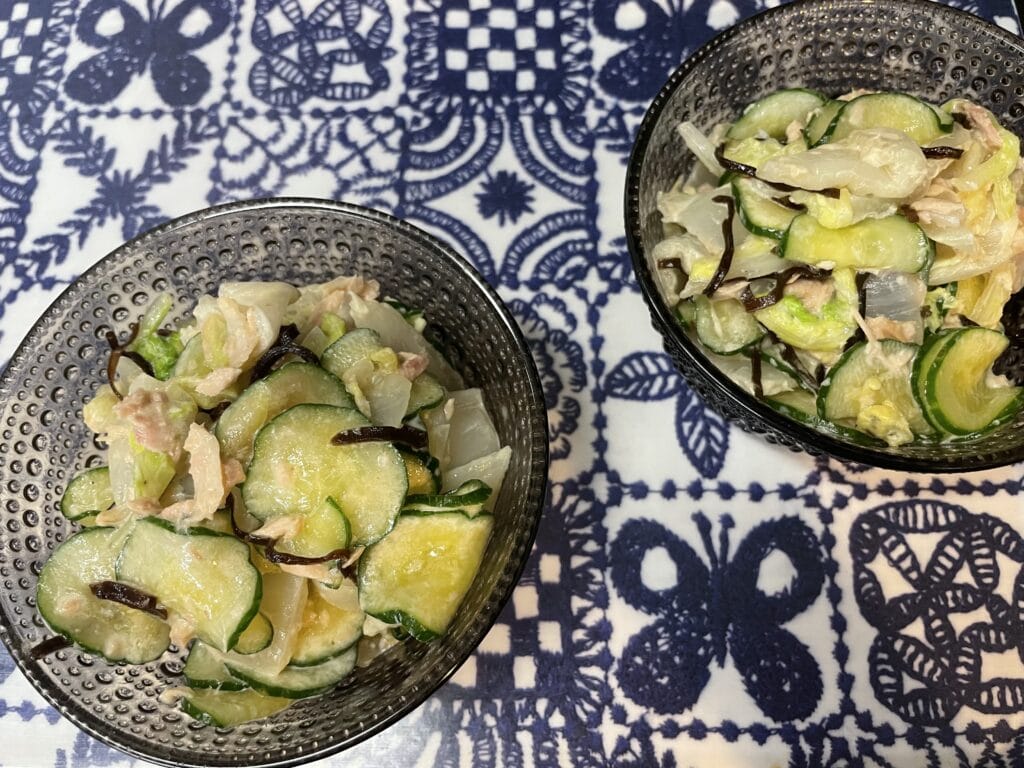 白菜のちぎり和え　10年かかって地味ごはん　和田明日香　LEE100人隊　TB はな　料理部　2025年2月