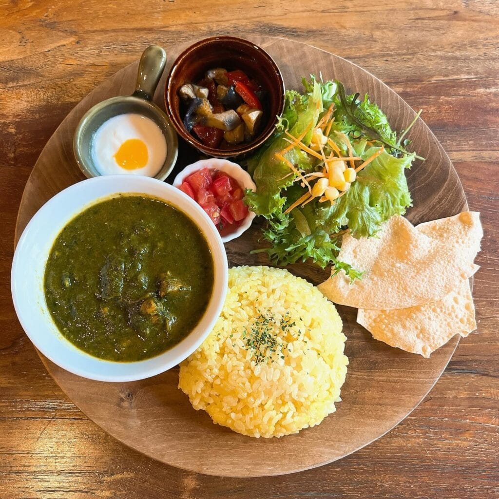 「ハーベステラス 品川店」サグチキンカレー