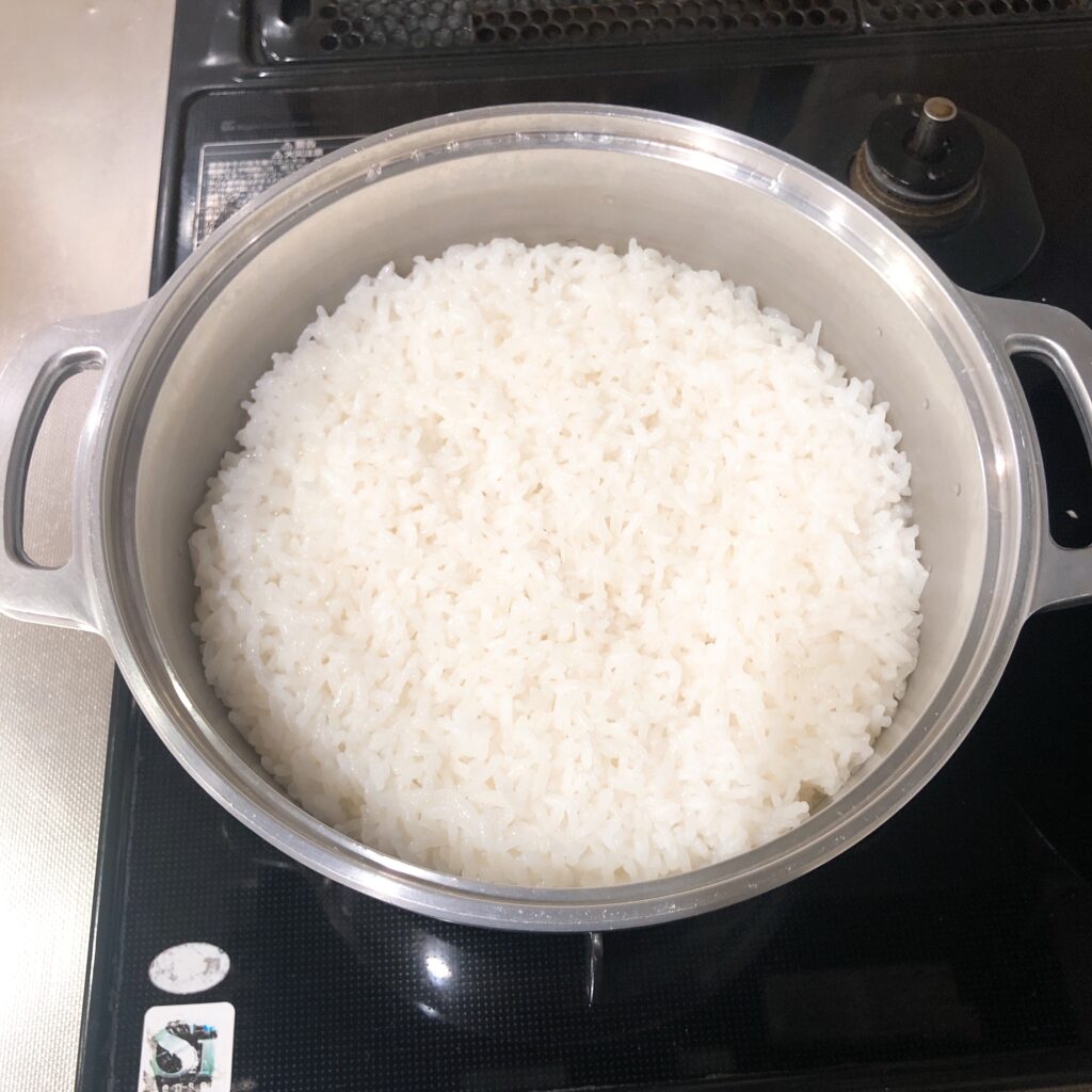 king 無水鍋　キング　ムスイ　鍋　お米炊き　鍋炊きご飯