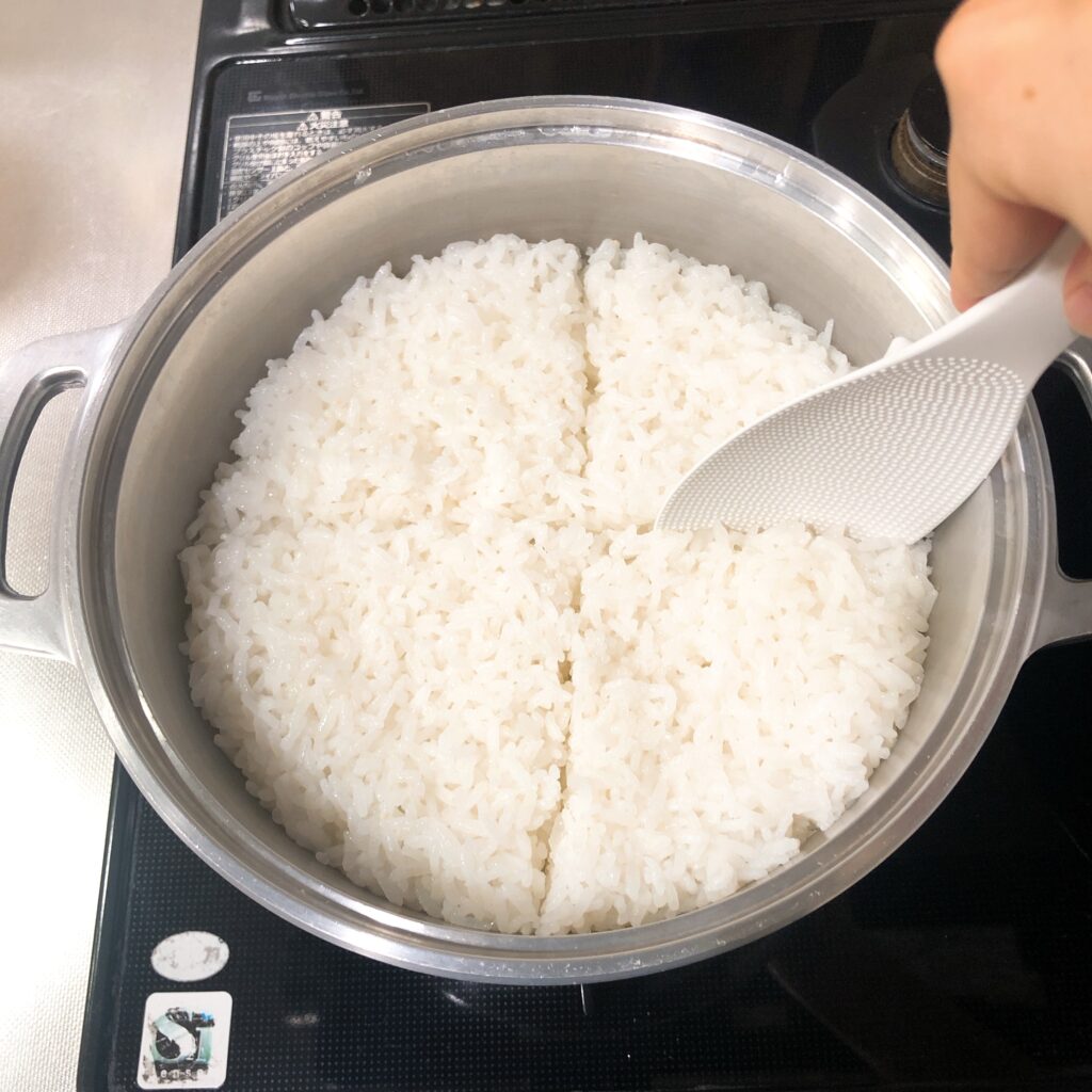 king 無水鍋　キング　ムスイ　鍋　お米炊き　鍋炊きご飯