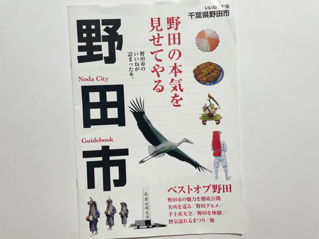 野田の本気を見せてやる　野田市のいいねが詰まった本。　野田市　ベストオブ野田　LEE100人隊　TB　はな　おでかけ　おでかけ部