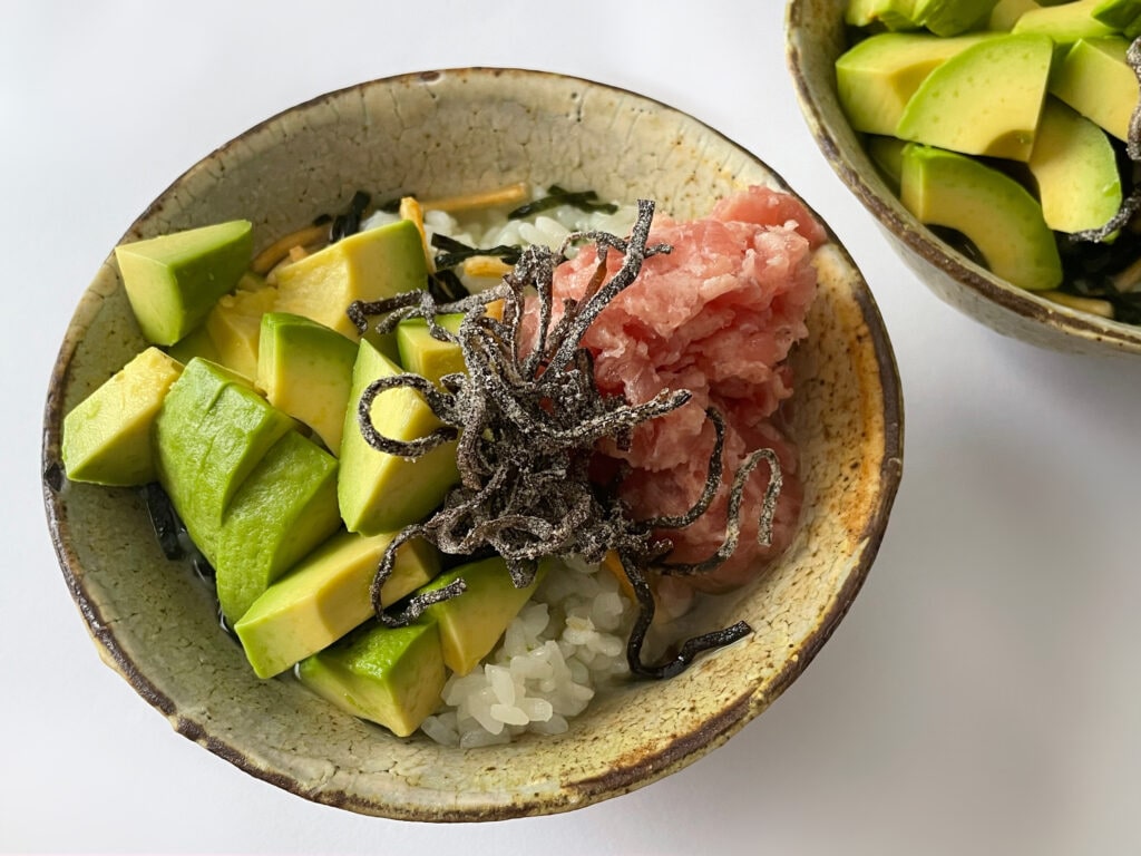 白央篤司レシピ「お好み茶漬け」を40代主婦が作ってみた写真4。寄りの写真。