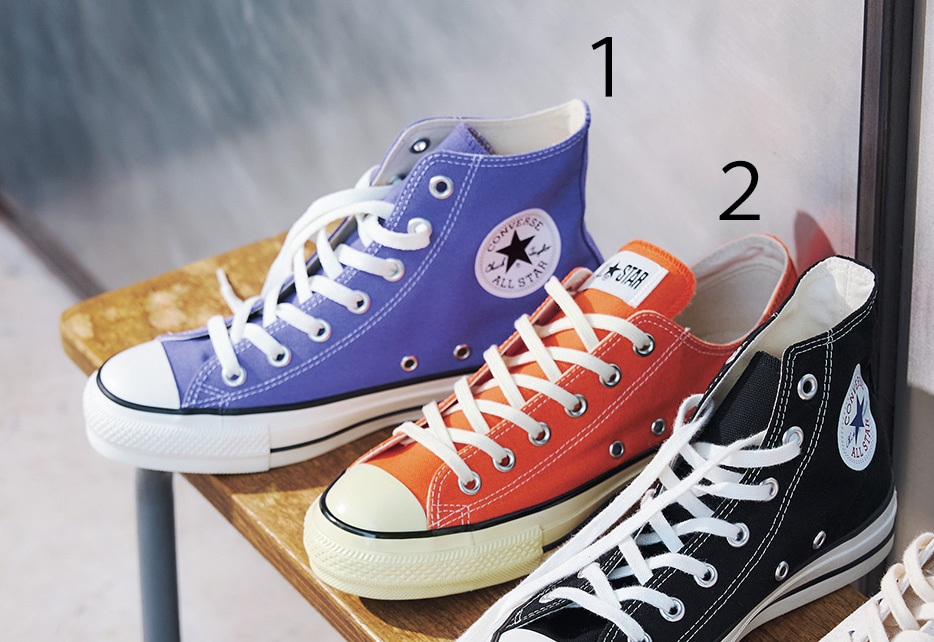 【ALL STAR Ⓡ HI】【ALL STAR US AGEDCOLORS OX】【CANVAS ALL STAR J HI】4_【CANVAS ALL STAR J OX】