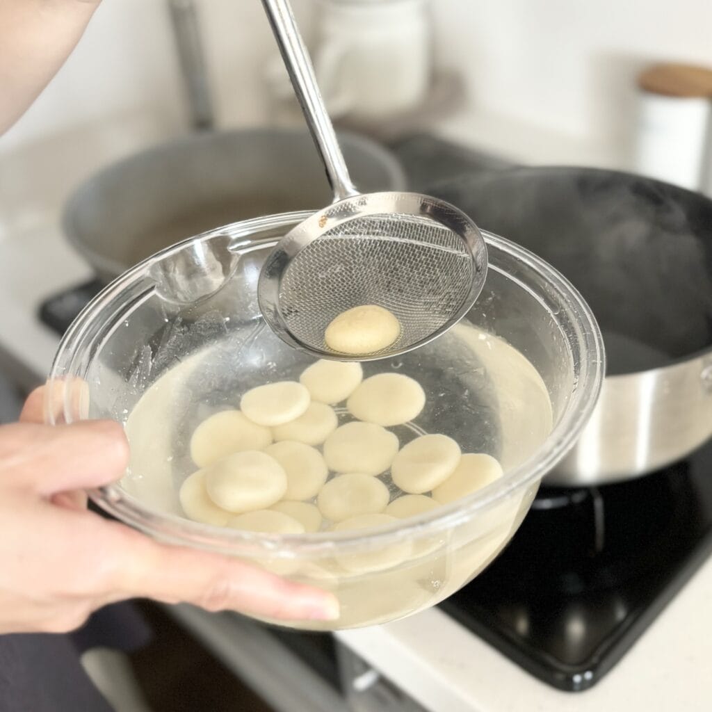 なかしましほさん　豆腐白玉あんみつ